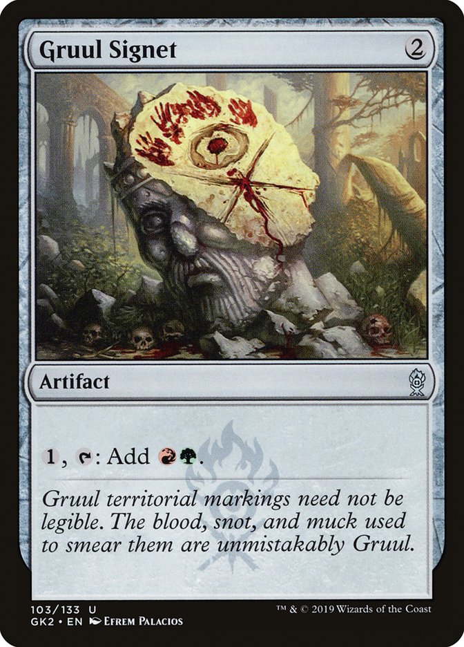 Gruul Signet [Ravnica Allegiance Guild Kit] | Webway Games