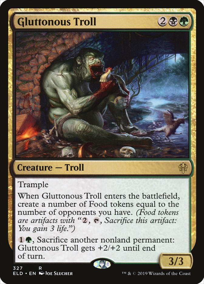 Gluttonous Troll [Throne of Eldraine] | Webway Games