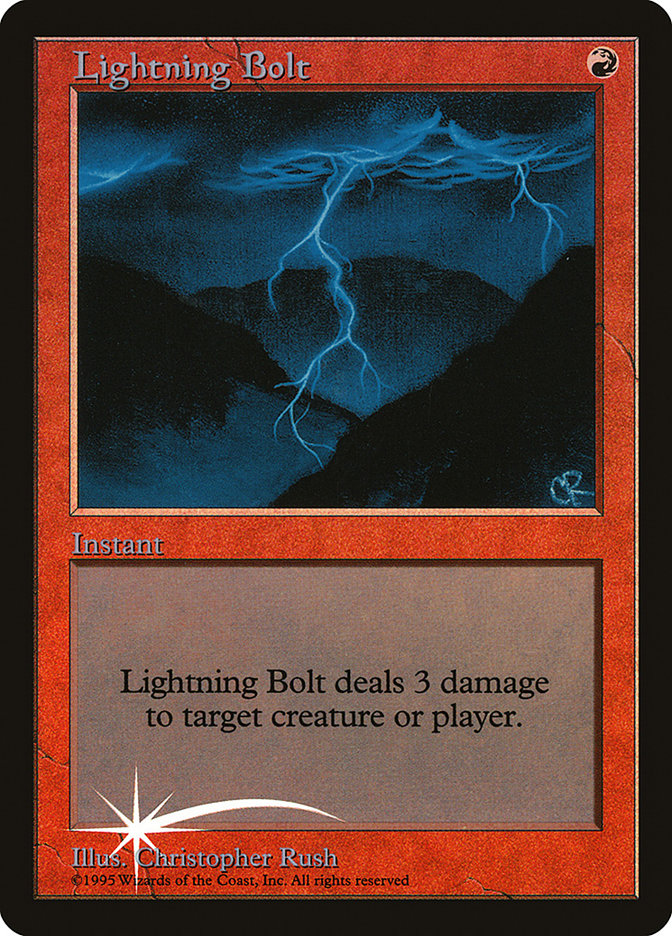 Lightning Bolt [Judge Gift Cards 1998] | Webway Games