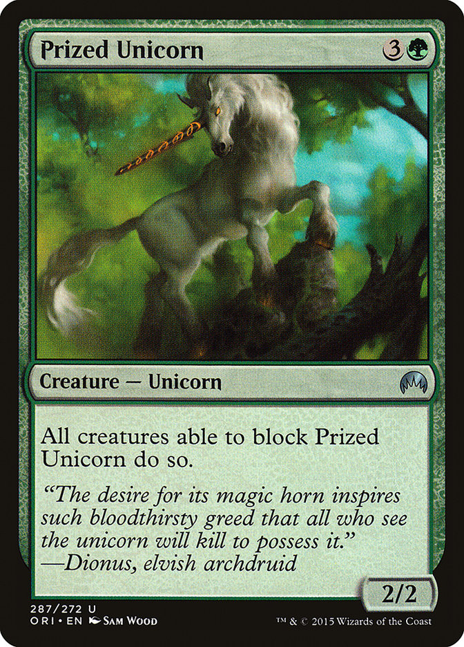 Prized Unicorn [Magic Origins] | Webway Games