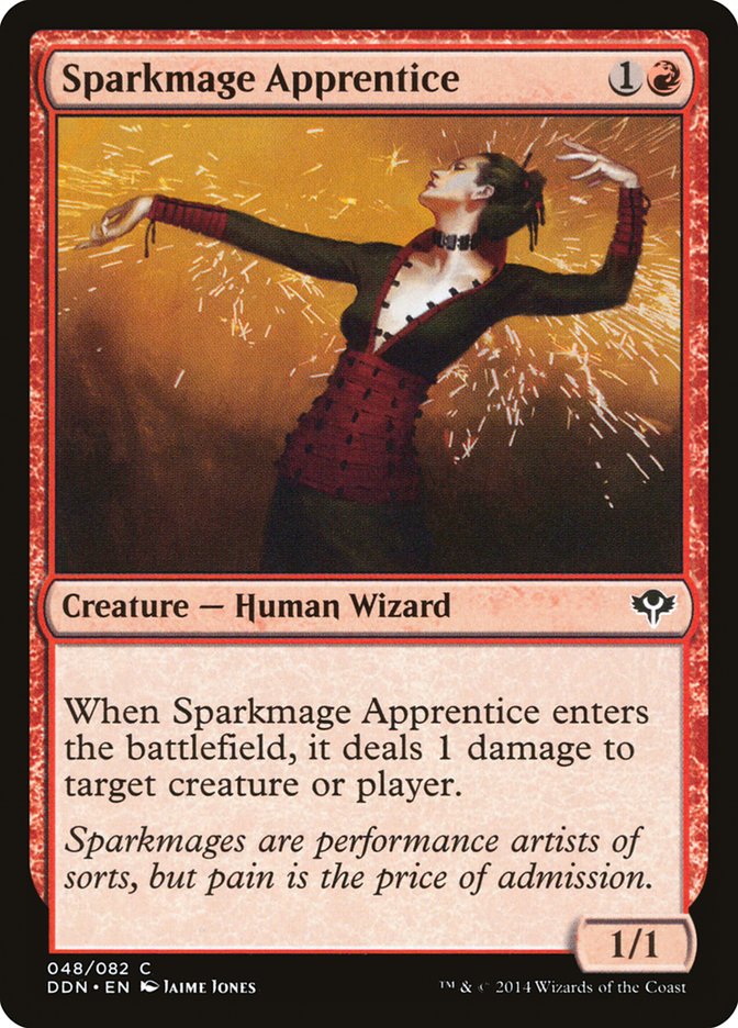 Sparkmage Apprentice [Duel Decks: Speed vs. Cunning] | Webway Games