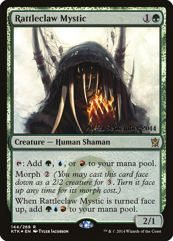 Rattleclaw Mystic  (Prerelease) [Khans of Tarkir Prerelease Promos] | Webway Games