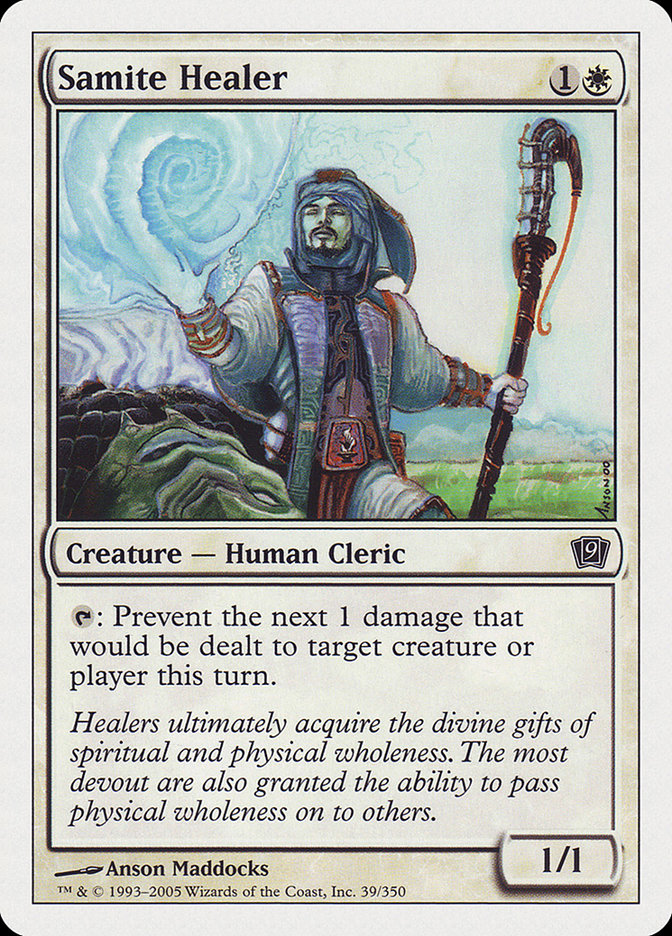 Samite Healer [Ninth Edition] | Webway Games
