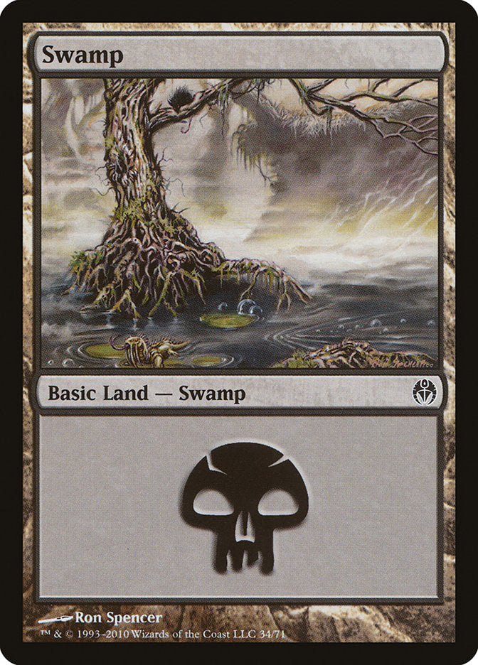Swamp (#34) [Duel Decks: Phyrexia vs. the Coalition] | Webway Games