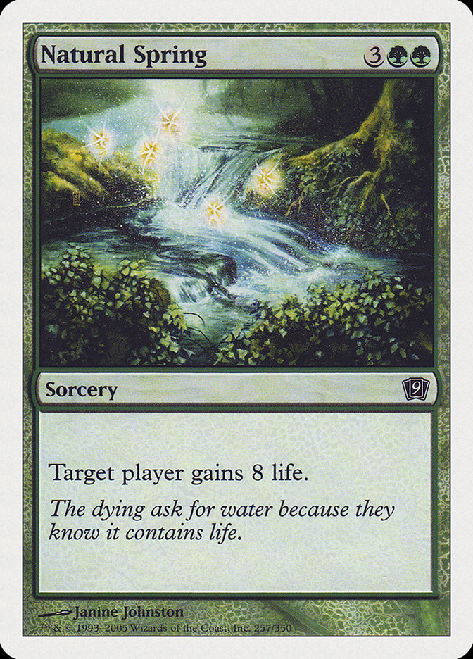 Natural Spring [Ninth Edition] | Webway Games