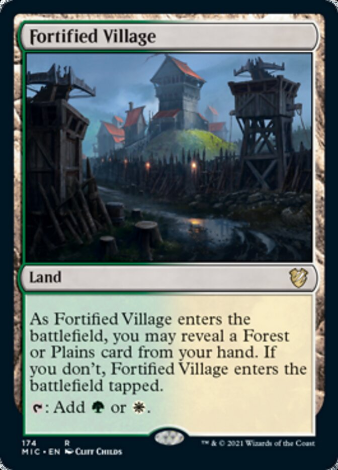 Fortified Village [Innistrad: Midnight Hunt Commander] | Webway Games