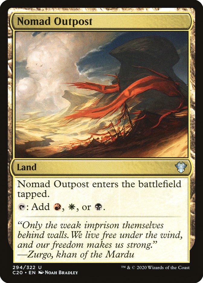 Nomad Outpost [Commander 2020] | Webway Games