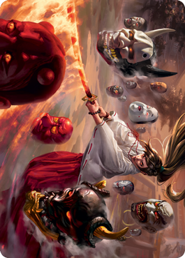 Unquenchable Fury Art Card [Kamigawa: Neon Dynasty Art Series] | Webway Games