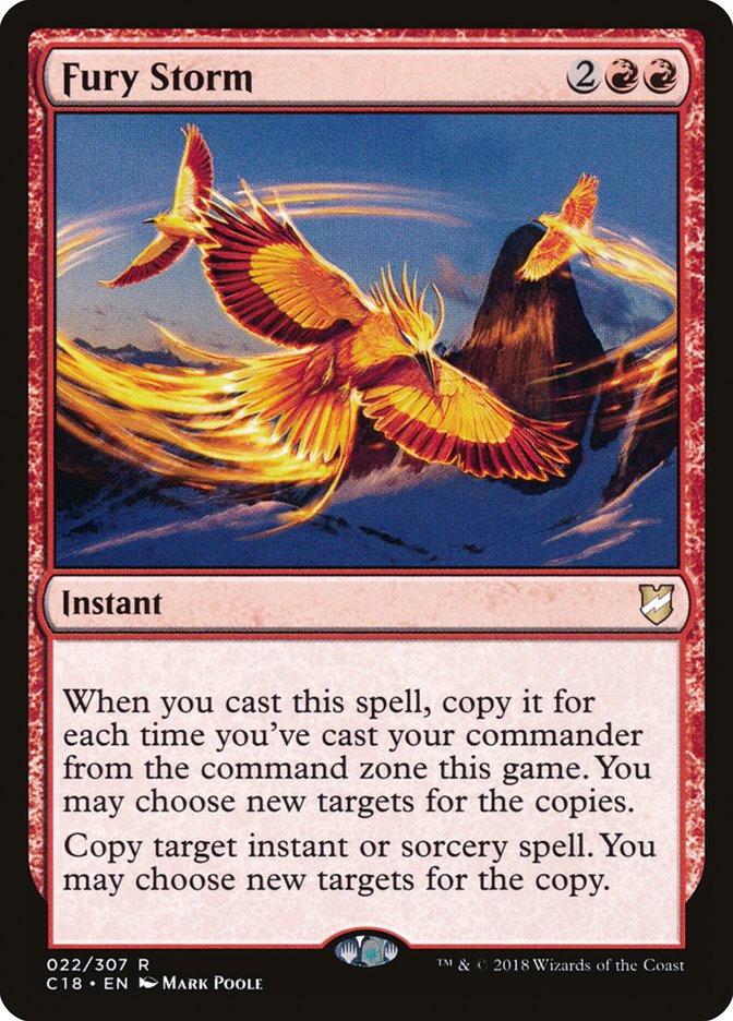 Fury Storm [Commander 2018] | Webway Games