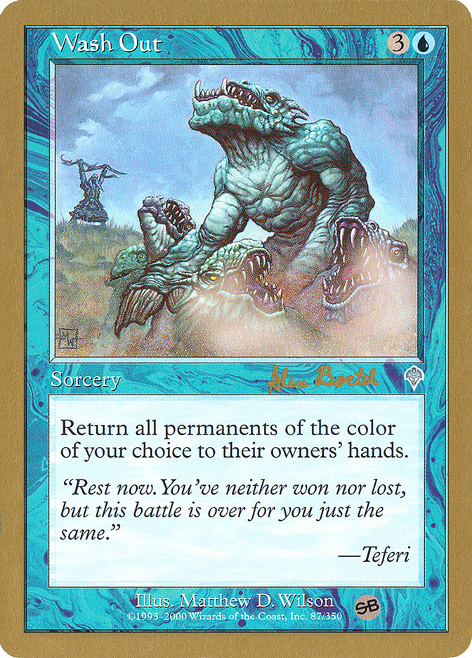 Wash Out (Alex Borteh) (SB) [World Championship Decks 2001] | Webway Games