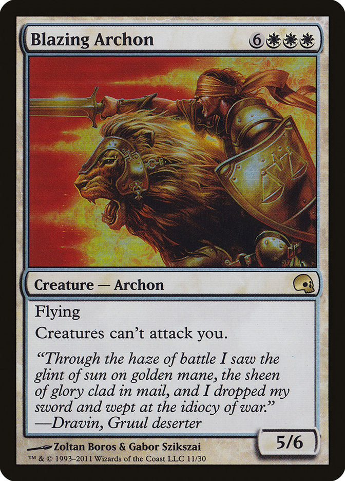 Blazing Archon [Premium Deck Series: Graveborn] | Webway Games