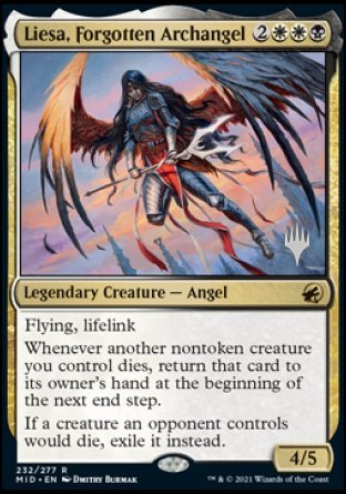 Liesa, Forgotten Archangel (Promo Pack) [Innistrad: Midnight Hunt Promos] | Webway Games