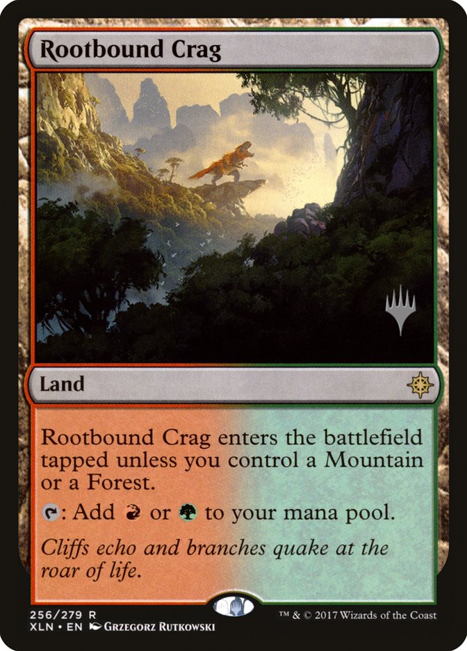 Rootbound Crag (Promo Pack) [Ixalan Promos] | Webway Games