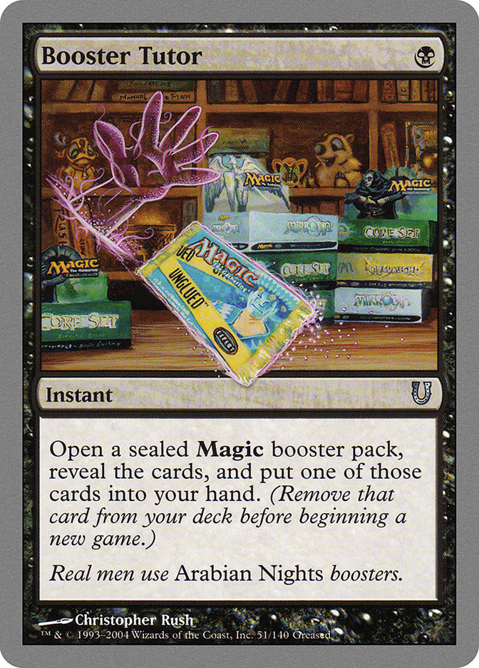 Booster Tutor [Unhinged] | Webway Games