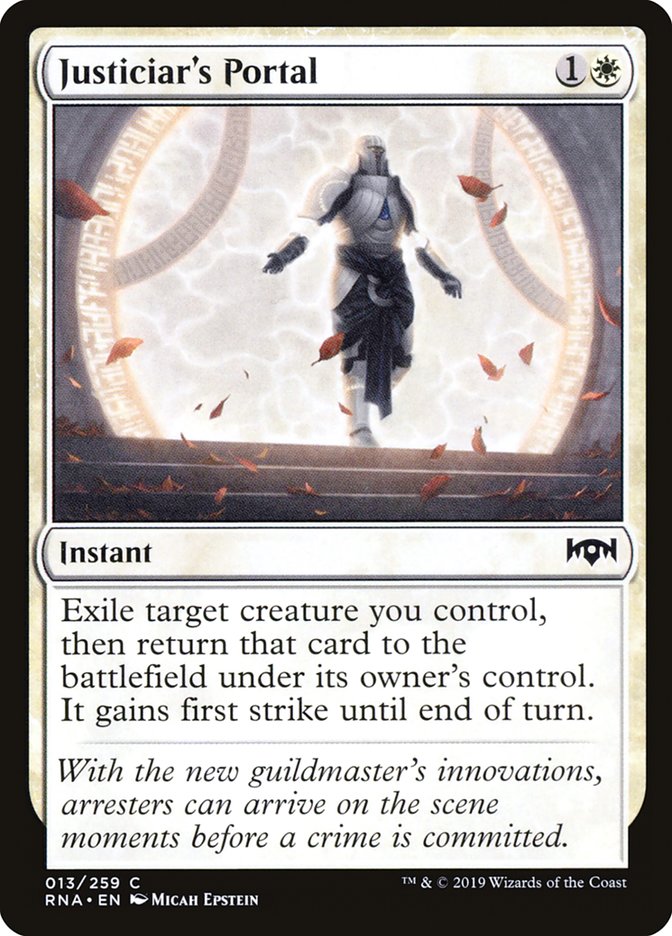 Justiciar's Portal [Ravnica Allegiance] | Webway Games