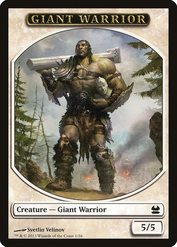 Giant Warrior [Modern Masters Tokens] | Webway Games