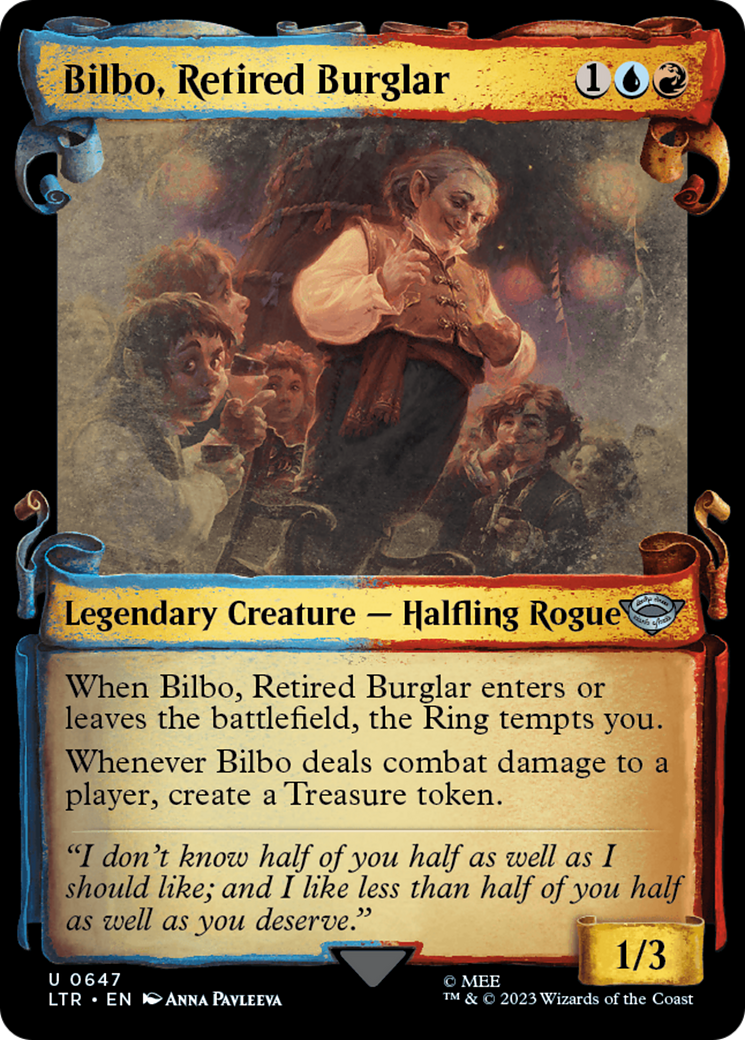 Bilbo, Retired Burglar [The Lord of the Rings: Tales of Middle-Earth Showcase Scrolls] | Webway Games