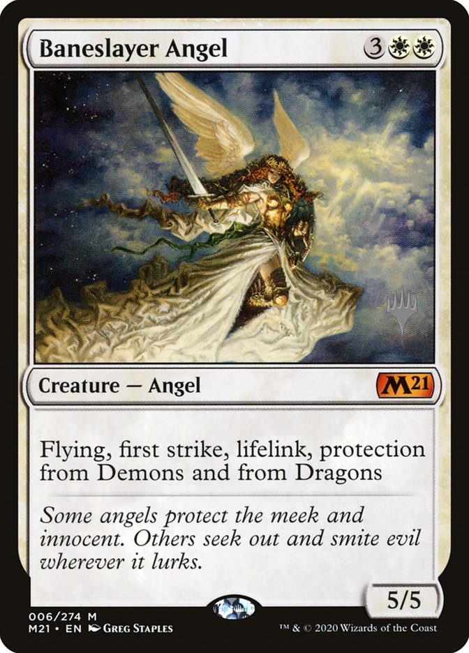 Baneslayer Angel (Promo Pack) [Core Set 2021 Promos] | Webway Games
