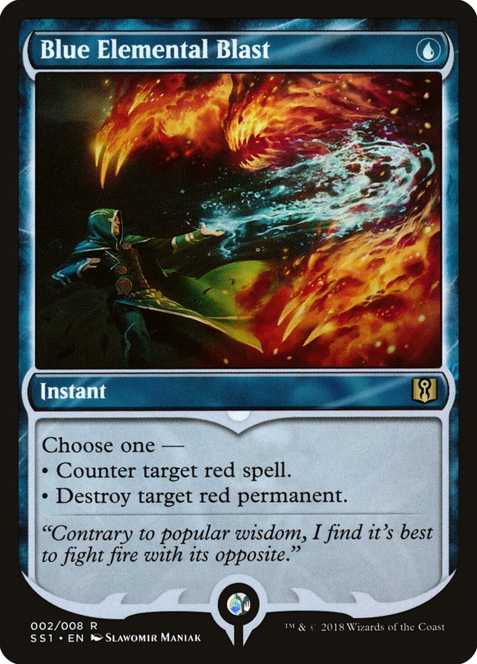 Blue Elemental Blast [Signature Spellbook: Jace] | Webway Games