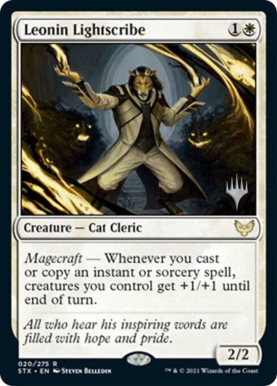 Leonin Lightscribe (Promo Pack) [Strixhaven: School of Mages Promos] | Webway Games