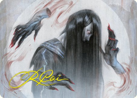Clawing Torment Art Card (Gold-Stamped Signature) [Kamigawa: Neon Dynasty Art Series] | Webway Games