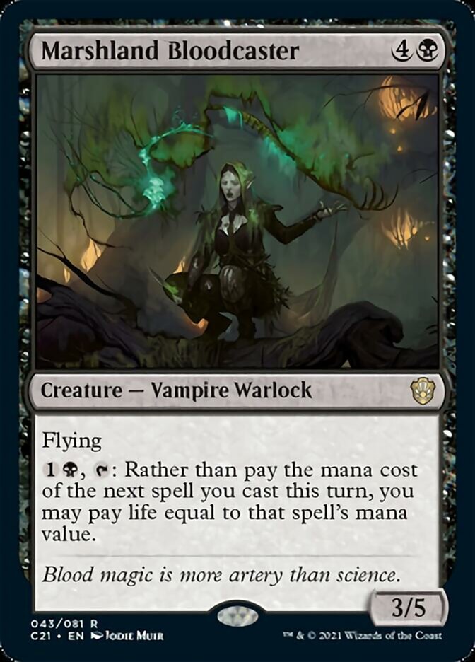Marshland Bloodcaster [Commander 2021] | Webway Games