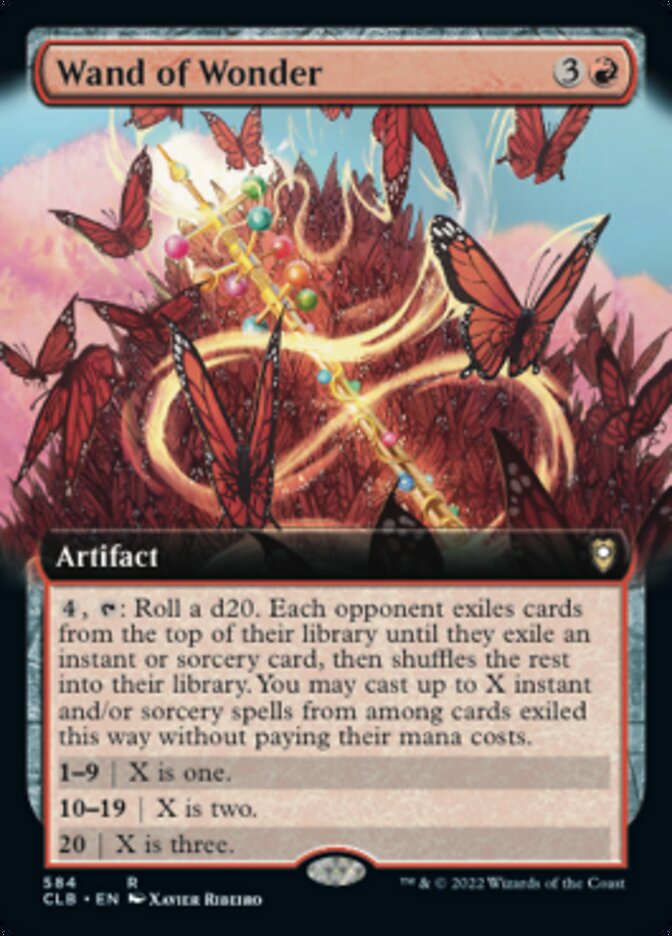 Wand of Wonder (Extended Art) [Commander Legends: Battle for Baldur's Gate] | Webway Games