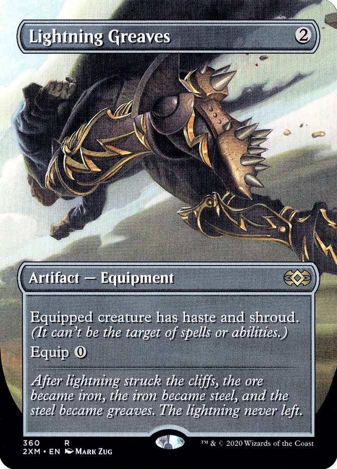 Lightning Greaves (Borderless) [Double Masters] | Webway Games