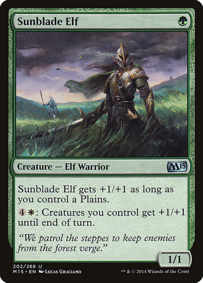 Sunblade Elf [Magic 2015] | Webway Games