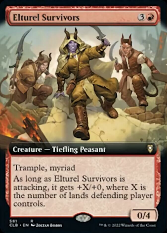 Elturel Survivors (Extended Art) [Commander Legends: Battle for Baldur's Gate] | Webway Games
