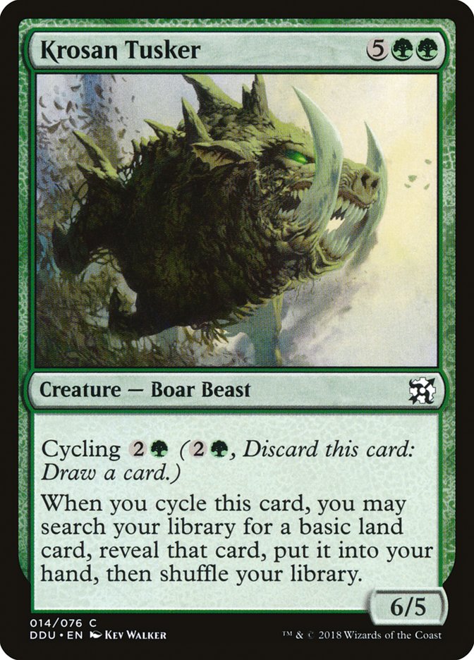 Krosan Tusker [Duel Decks: Elves vs. Inventors] | Webway Games