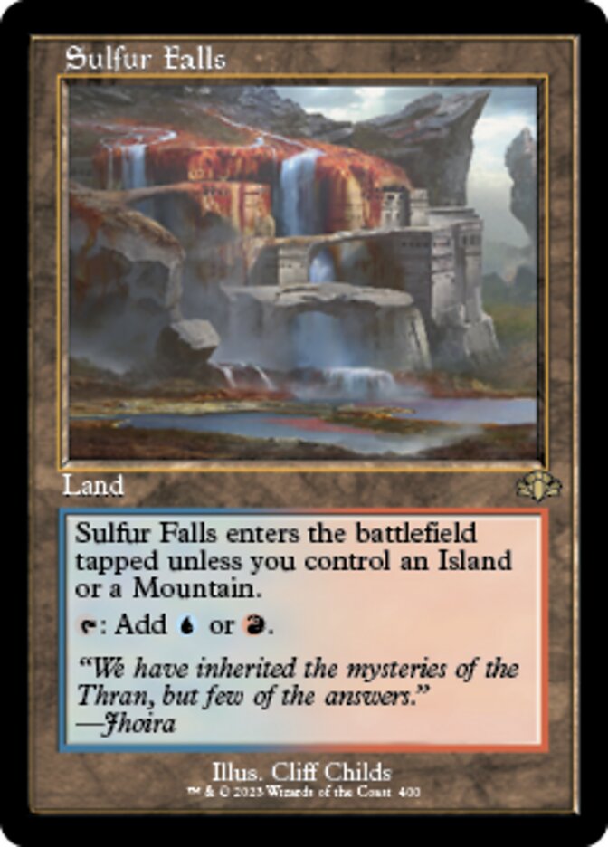 Sulfur Falls (Retro) [Dominaria Remastered] | Webway Games