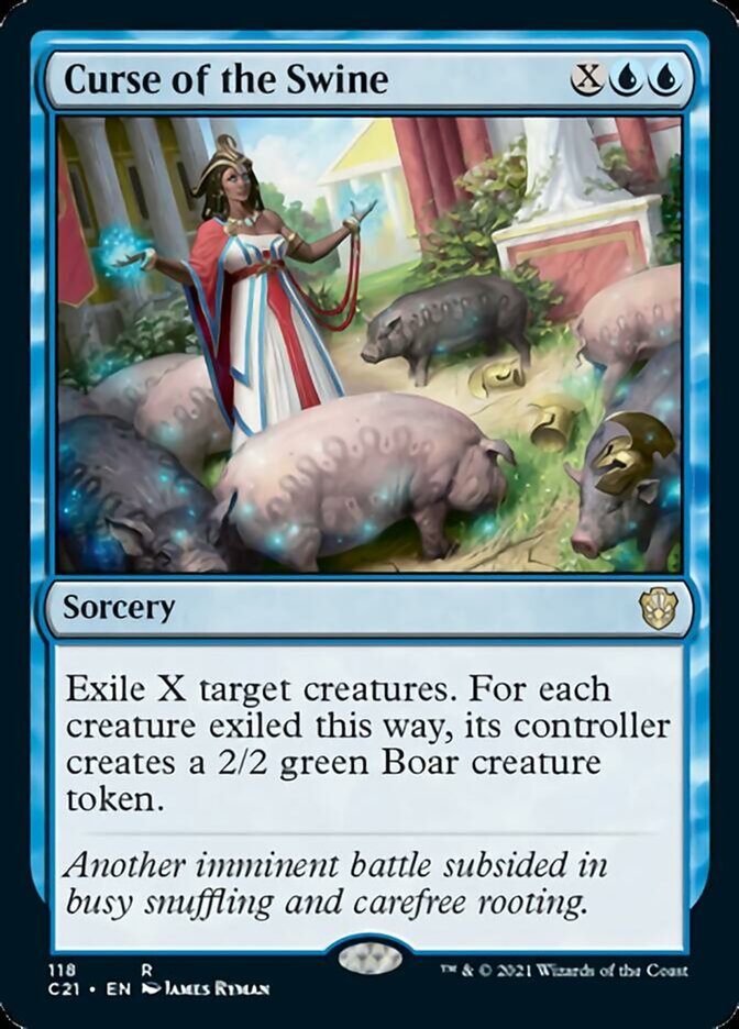 Curse of the Swine [Commander 2021] | Webway Games