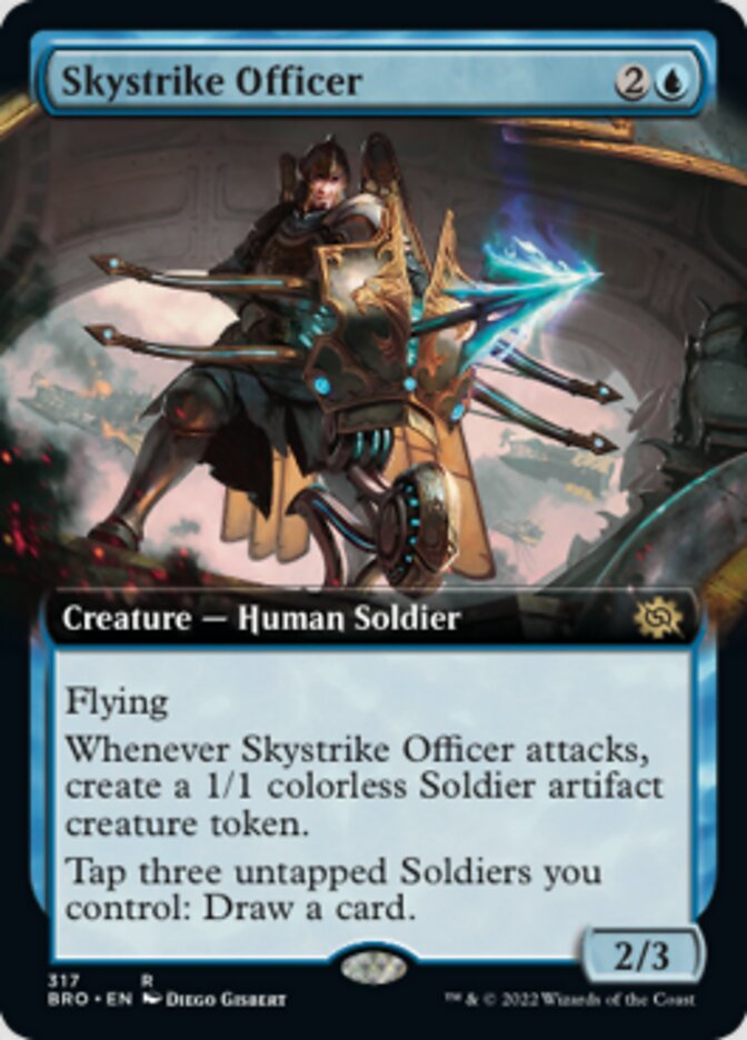 Skystrike Officer (Extended Art) [The Brothers' War] | Webway Games