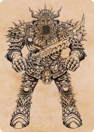 Iron Golem (Showcase) Art Card [Dungeons & Dragons: Adventures in the Forgotten Realms Art Series] | Webway Games