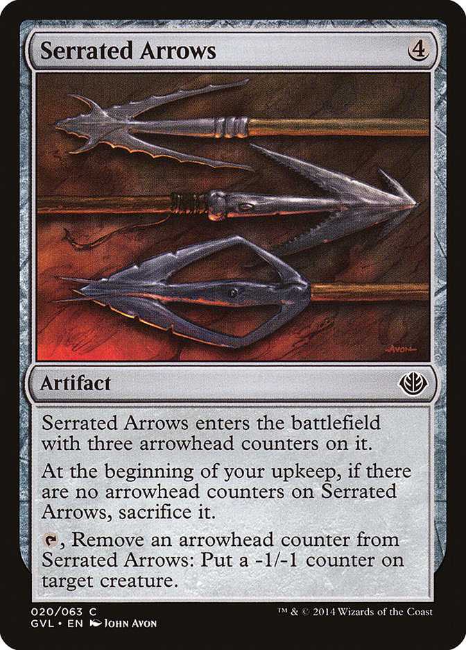 Serrated Arrows (Garruk vs. Liliana) [Duel Decks Anthology] | Webway Games