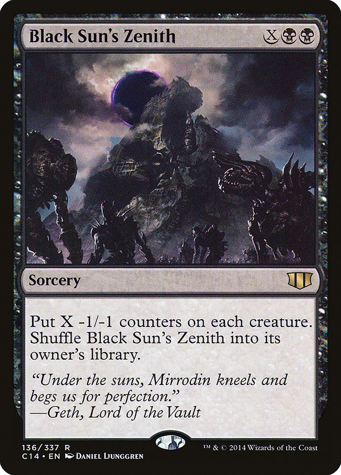 Black Sun's Zenith [Commander 2014] | Webway Games