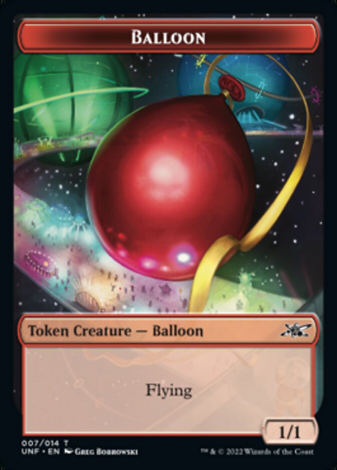 Balloon Token [Unfinity Tokens] | Webway Games