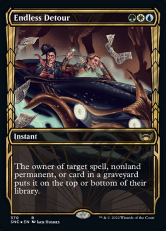 Endless Detour (Showcase Golden Age Gilded Foil) [Streets of New Capenna] | Webway Games
