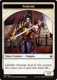 Vampire // Treasure Double-sided Token [Ixalan Tokens] | Webway Games