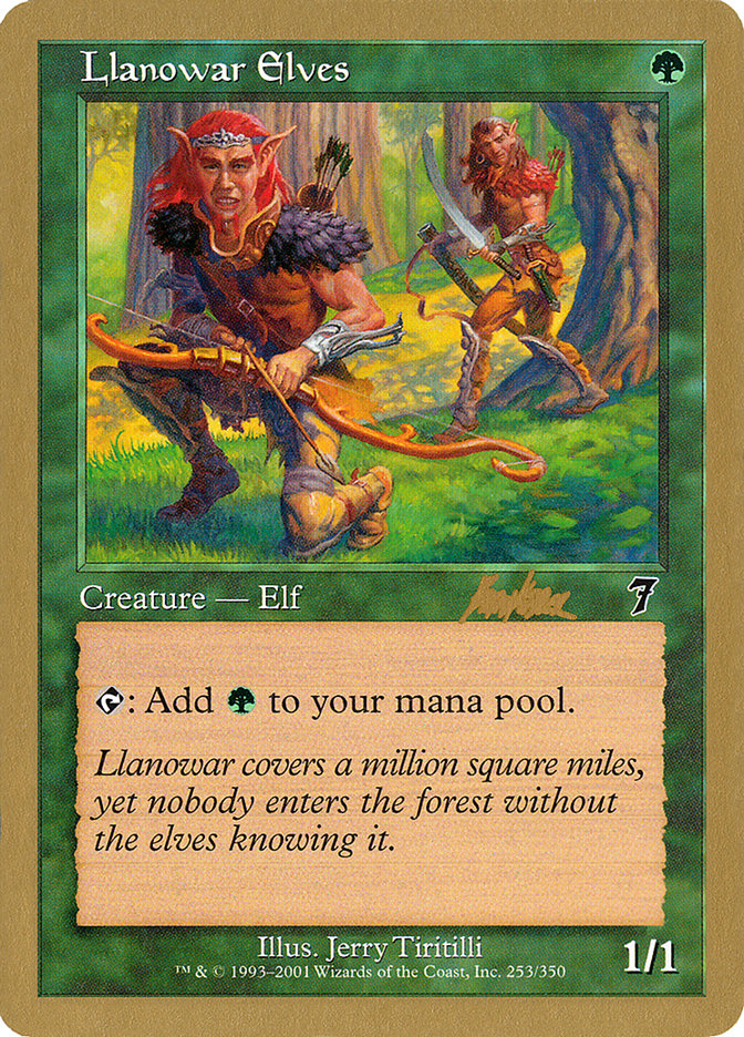 Llanowar Elves (Brian Kibler) [World Championship Decks 2002] | Webway Games
