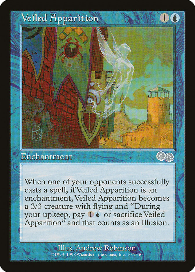 Veiled Apparition [Urza's Saga] | Webway Games