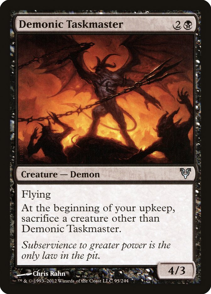 Demonic Taskmaster [Avacyn Restored] | Webway Games