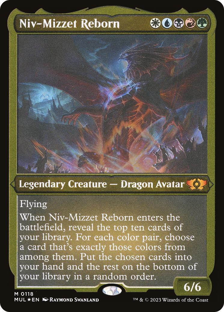 Niv-Mizzet Reborn (Foil Etched) [Multiverse Legends] | Webway Games