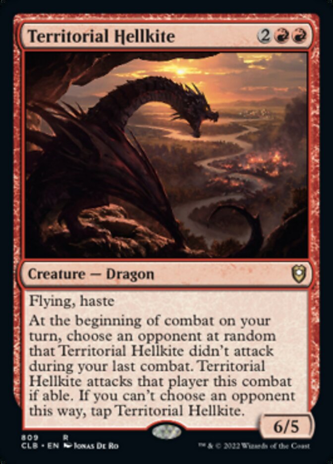 Territorial Hellkite [Commander Legends: Battle for Baldur's Gate] | Webway Games