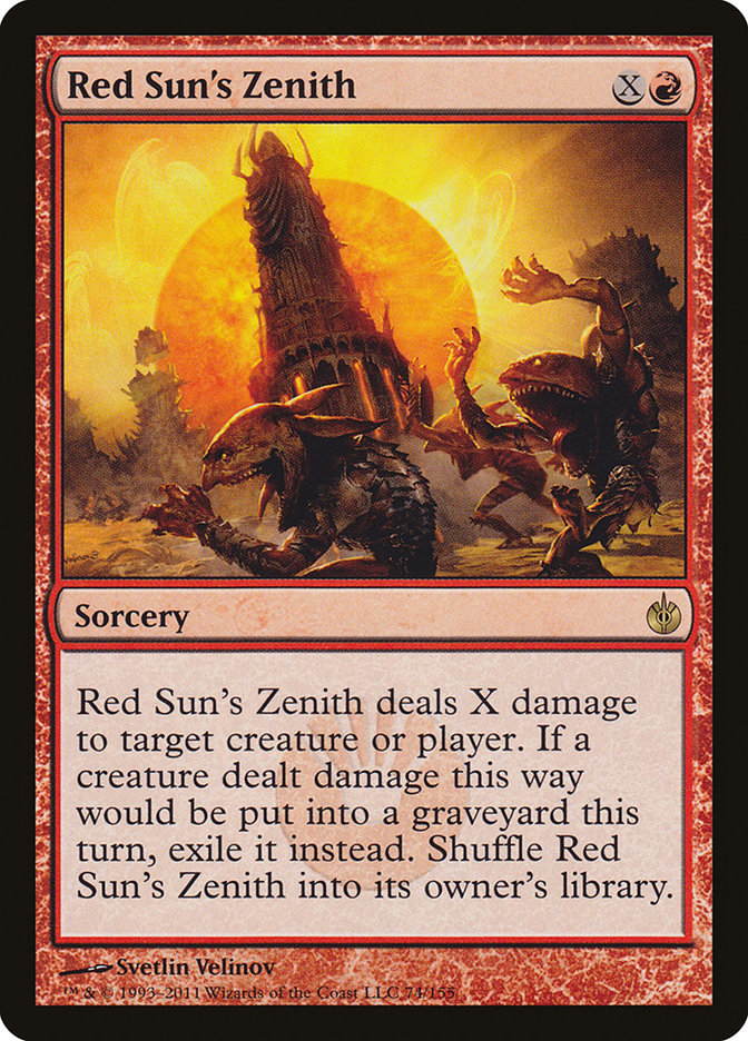 Red Sun's Zenith [Mirrodin Besieged] | Webway Games