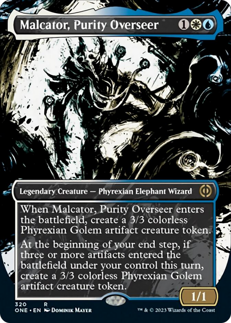 Malcator, Purity Overseer (Borderless Ichor) [Phyrexia: All Will Be One] | Webway Games
