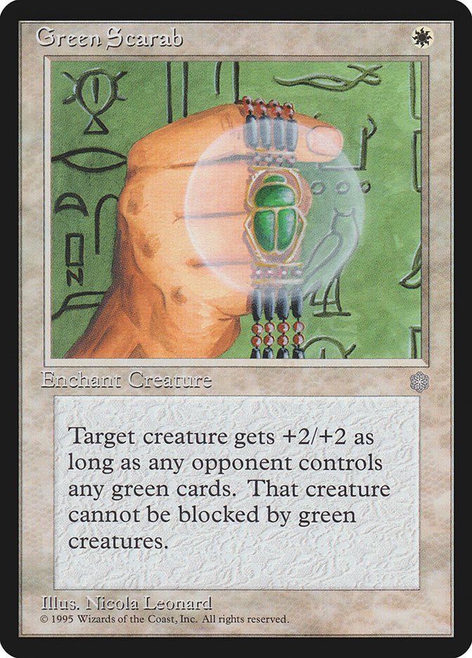 Green Scarab [Ice Age] | Webway Games