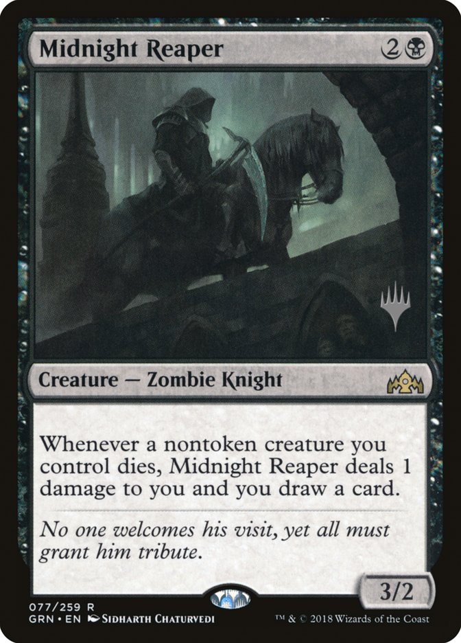 Midnight Reaper (Promo Pack) [Guilds of Ravnica Promos] | Webway Games