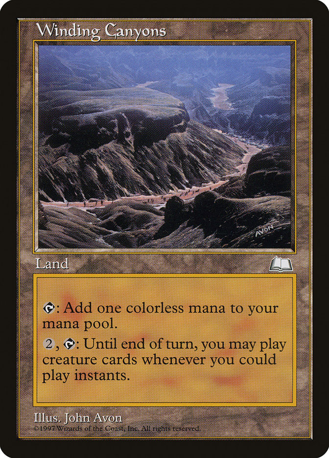 Winding Canyons [Weatherlight] | Webway Games